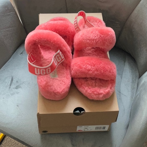 UGG Shoes - Ugg Fur Sandals/ Ugg slides